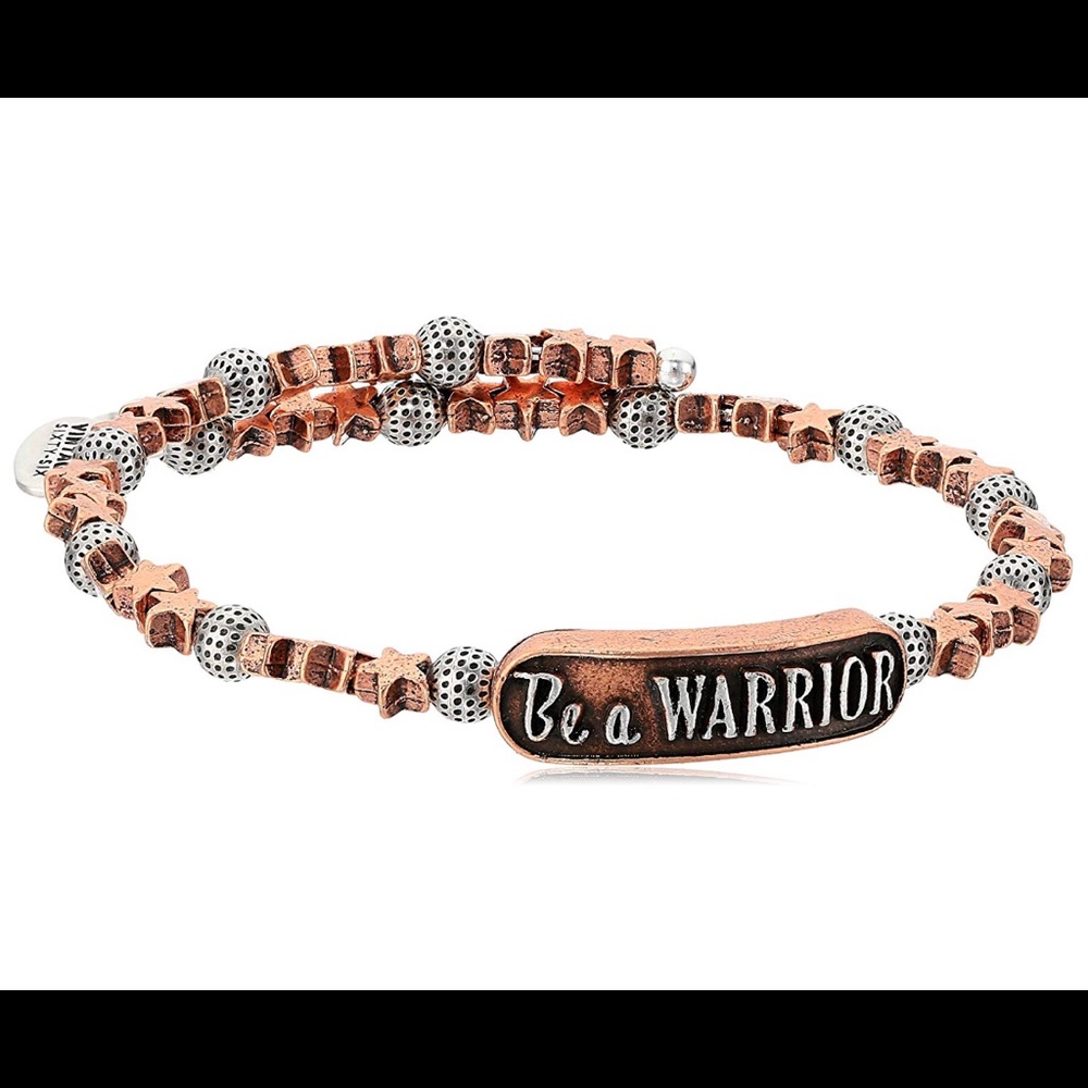 NWT orig box Alex and Ani Be A Warrior Bracelet